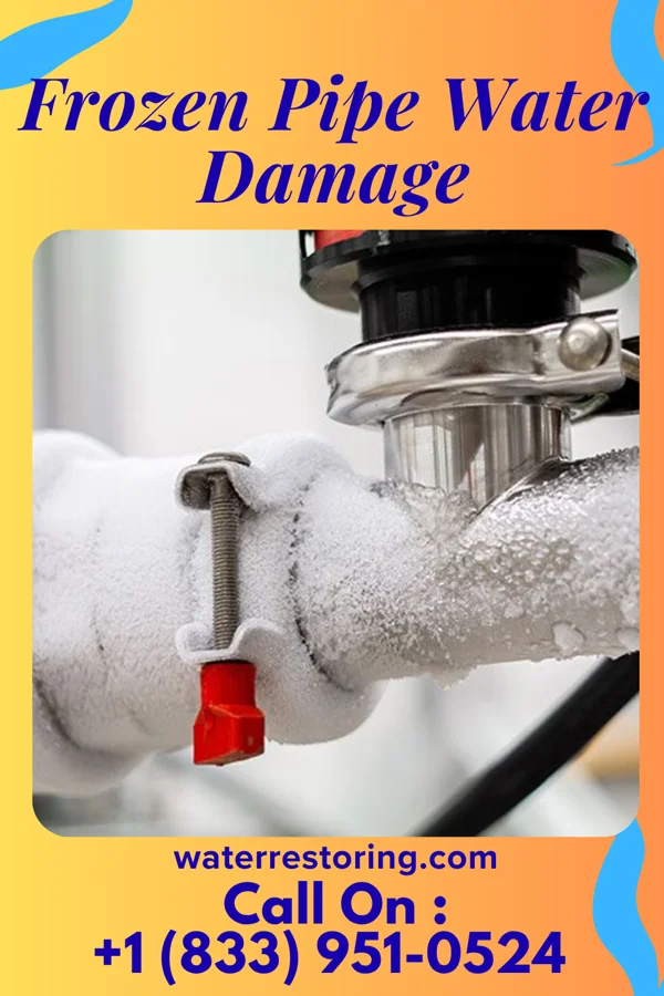 Frozen Pipe Water Damage in Cherry Hill Mall, NJ