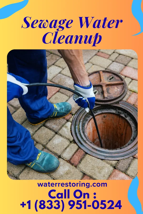 Sewage Water Cleanup in Cherry Hill Mall, NJ